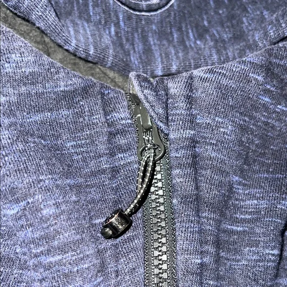 lululemon athletica Scuba Full-Zip Hoodie Black and Heathered Medium Grey Size 8 - Picture 7 of 12